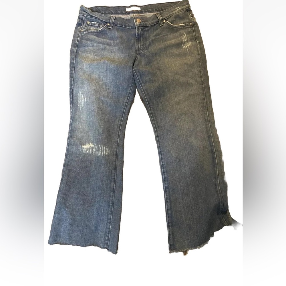 James Cured By Seun Women’s Jeans 30x27 Denim Ripped